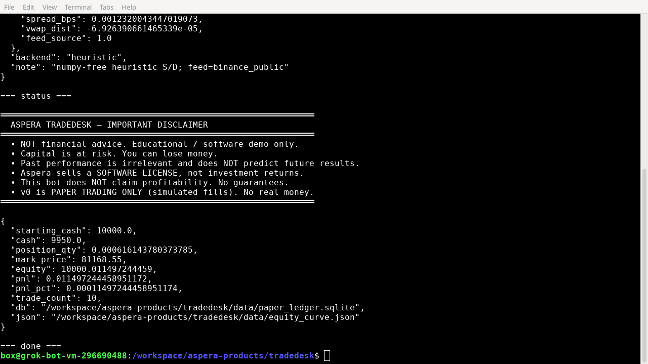 AI trade bot analyze cli